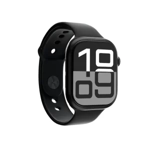 Green Lion Active SE 46 Smart Watch- Jet Black & Black Strap
