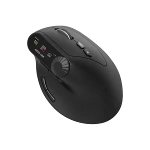 Green Lion Smart OLED Vertical Mouse - Black