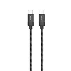 Green Lion USB-C to USB-C Braided Cable 1m 60W - Black