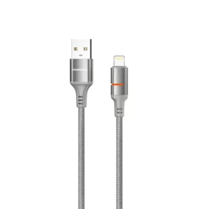 Porodo 2.4A USB-A to Type-C Braided Cable 1.2M - Grey