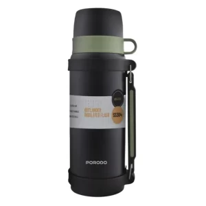 Porodo LiefeStyle 

1800mL SS Vacuum Bottle with Handles - 

Black