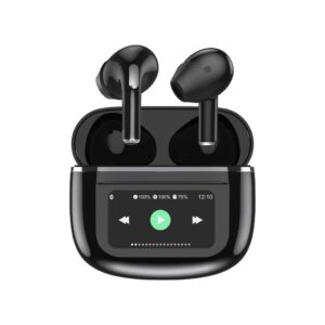 Porodo Soundtec Wonder TWS Earphone with Touch Screen - Black
