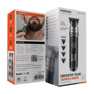 Porodo Lifestyle Edgemaster T-Blade Trimmer & Shaver